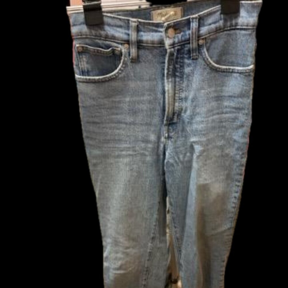 Madewell Perfect Vintage Straight Jean in Hoye Wash